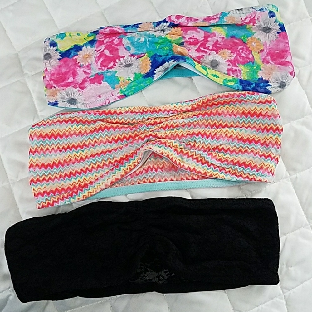 Lace Bandeau set of 3